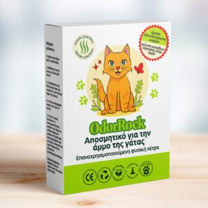 OdorRock - Αποσμητικό για την άμμο της γάτας